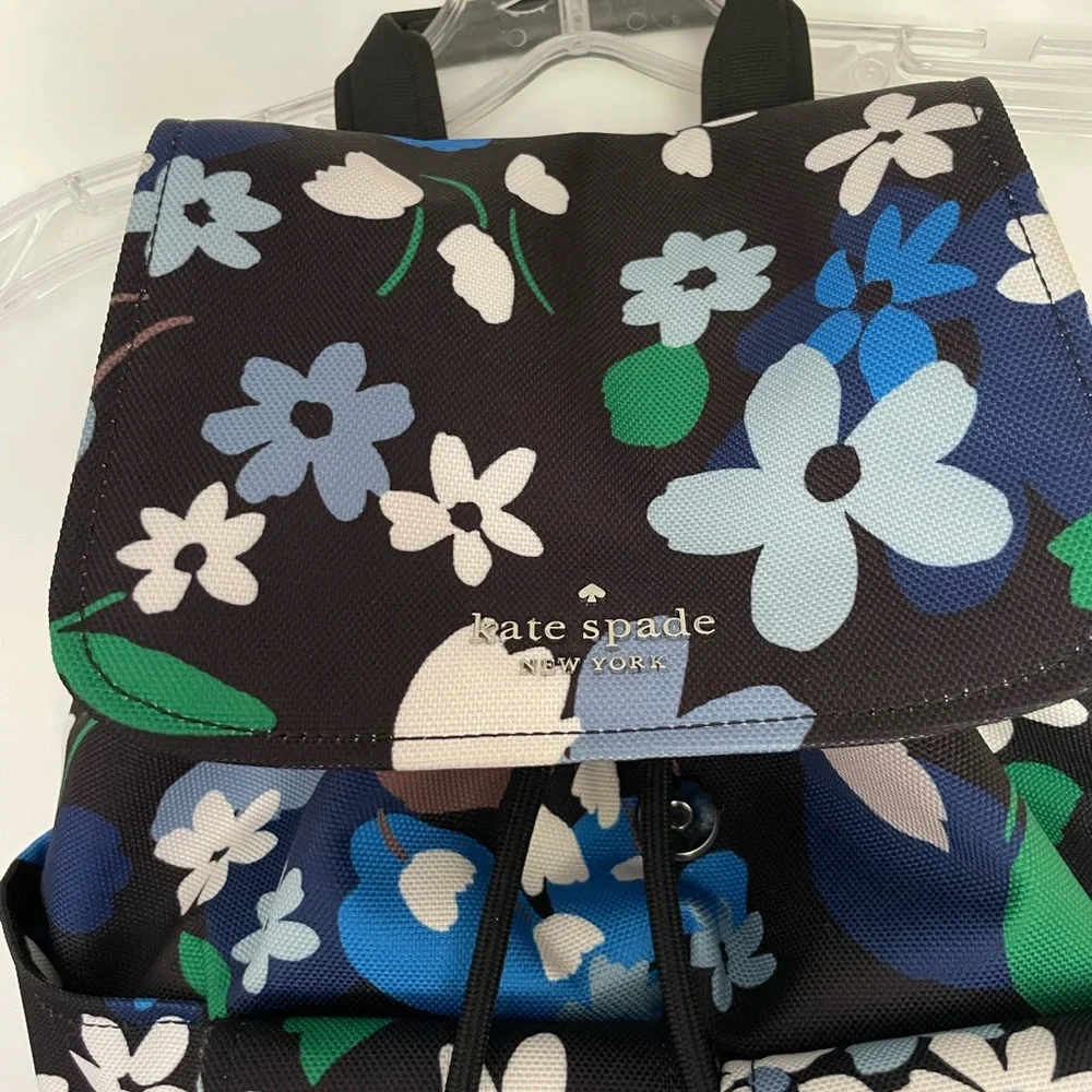 Kate Spade Floral Canvas Backpack - Picture 3 of 3